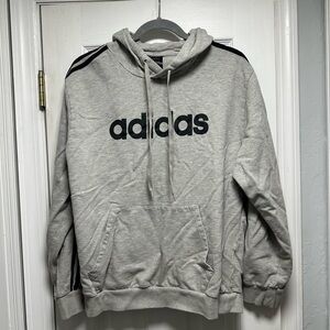 Adidas Men's Gray Hoodie